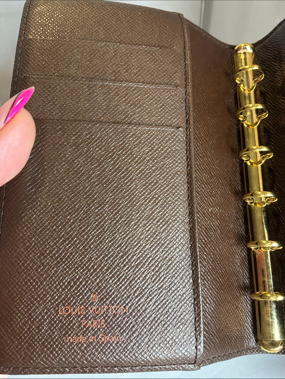 Louis Vuitton Brown Damier Ebene Small Organizer Wallet - Picture 2 of 7